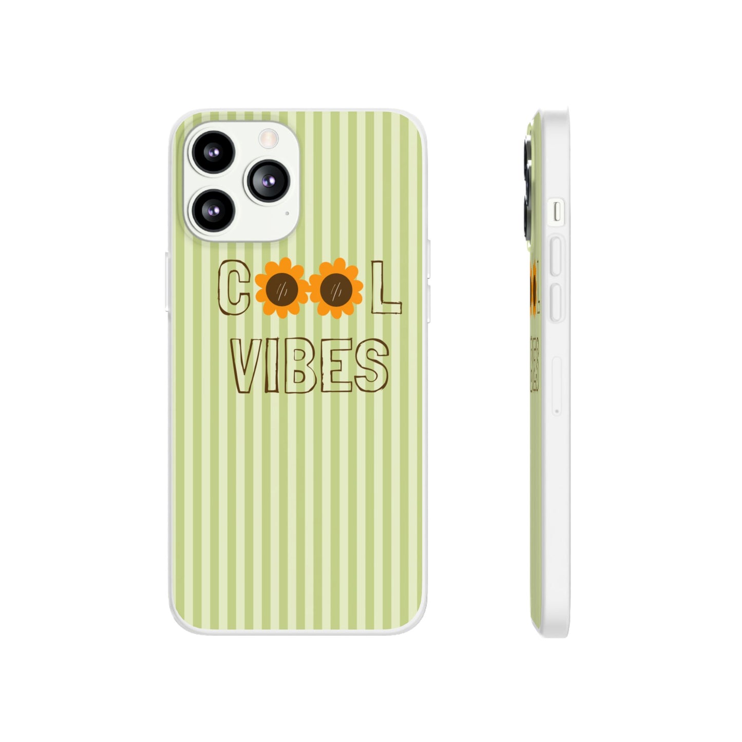 Retro Green Floral Phone Case- Cool Vibes Aesthetic Cover