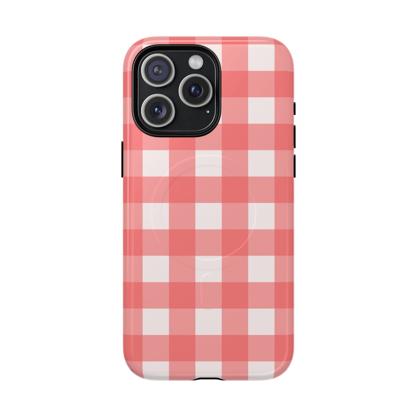 Red Gingham iPhone Case| Cute Checkered