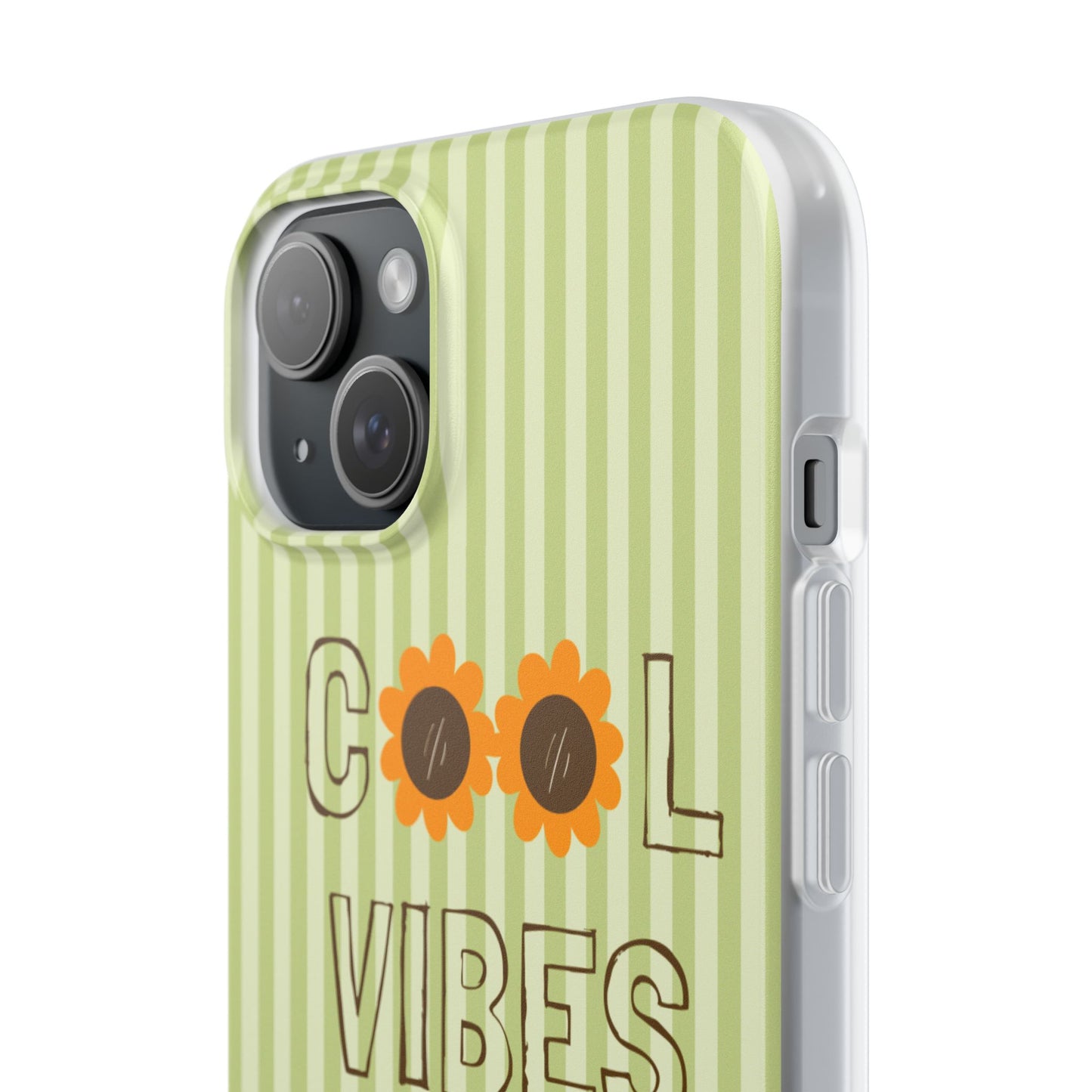 Retro Green Floral Phone Case- Cool Vibes Aesthetic Cover