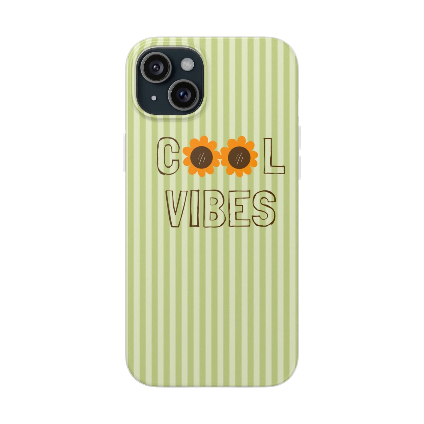 Retro Green Floral Phone Case- Cool Vibes Aesthetic Cover