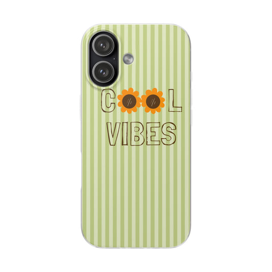 Retro Green Floral Phone Case- Cool Vibes Aesthetic Cover