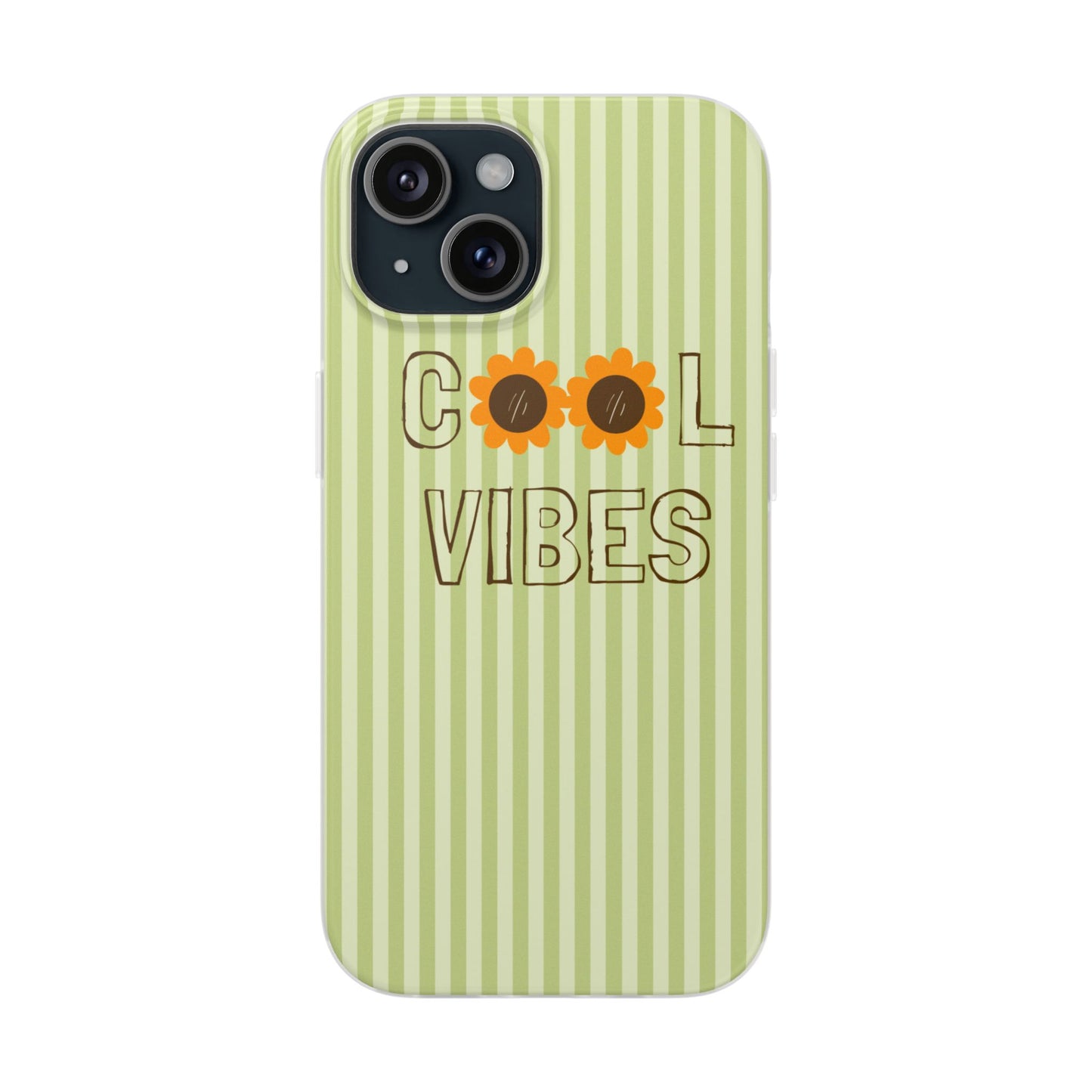 Retro Green Floral Phone Case- Cool Vibes Aesthetic Cover
