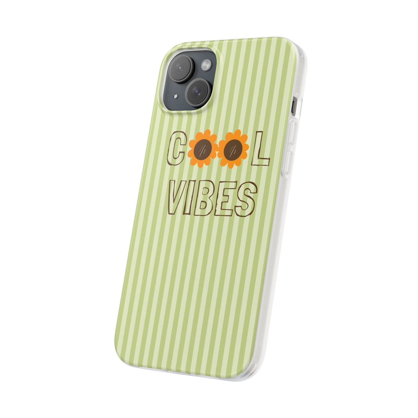 Retro Green Floral Phone Case- Cool Vibes Aesthetic Cover