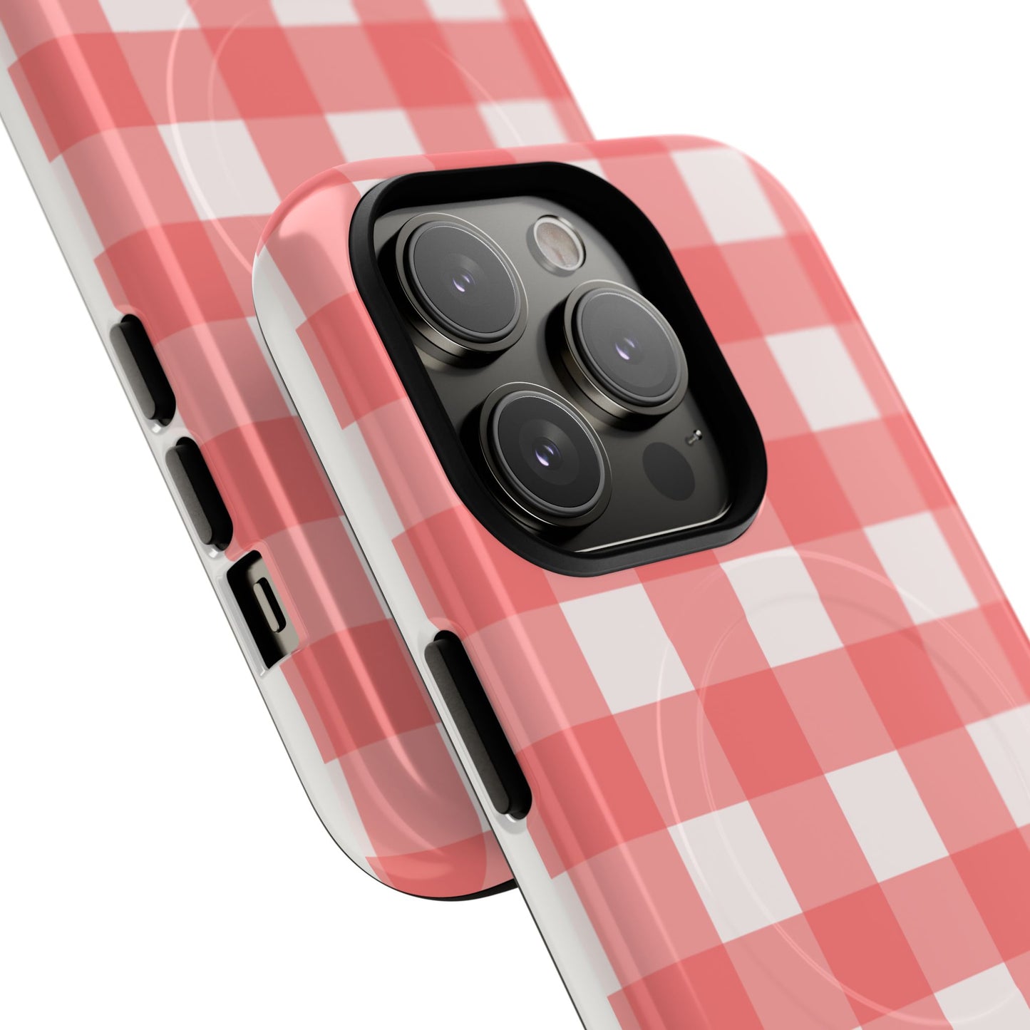 Red Gingham iPhone Case| Cute Checkered