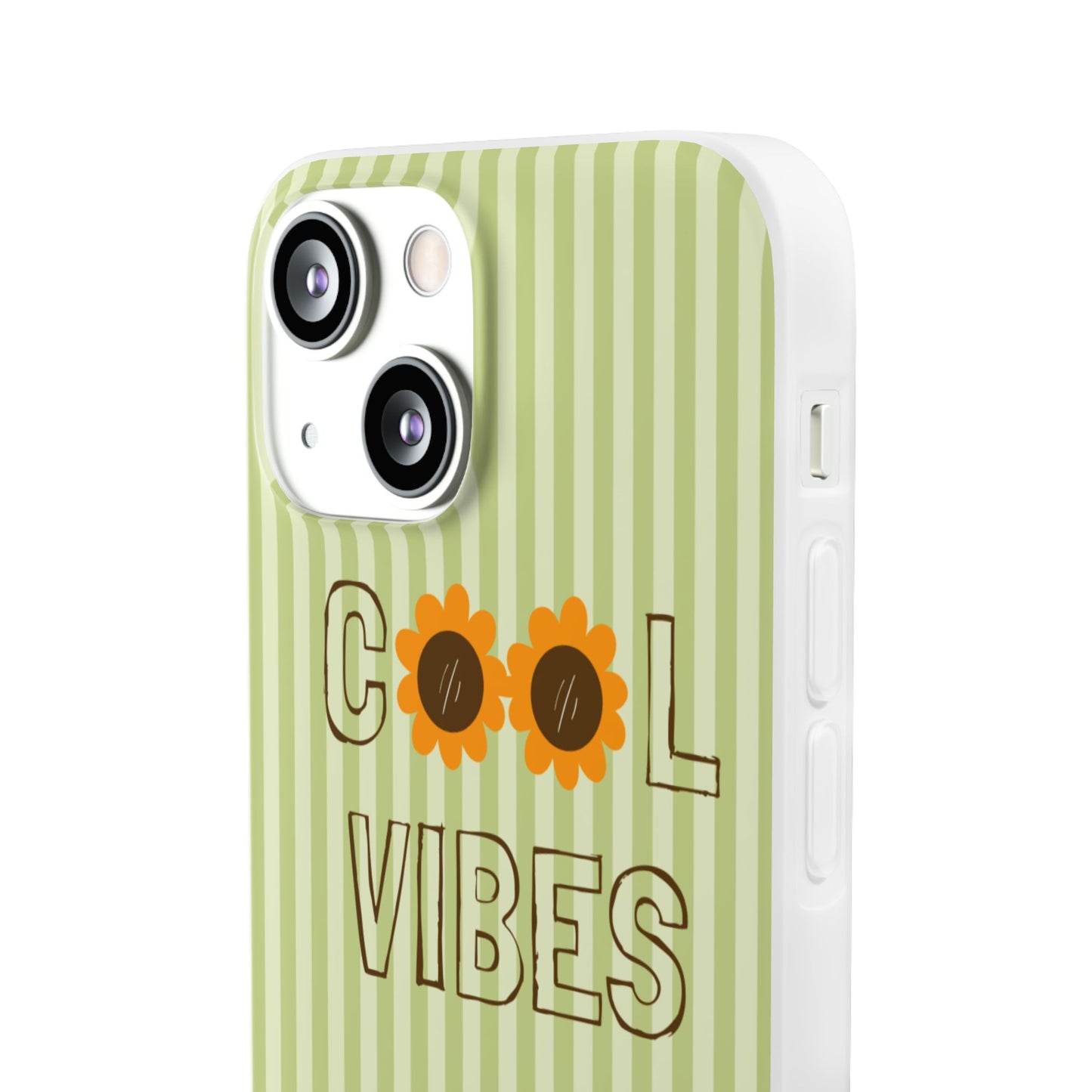 Retro Green Floral Phone Case- Cool Vibes Aesthetic Cover