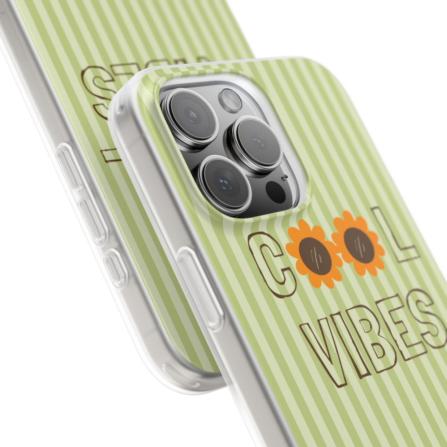 Retro Green Floral Phone Case- Cool Vibes Aesthetic Cover