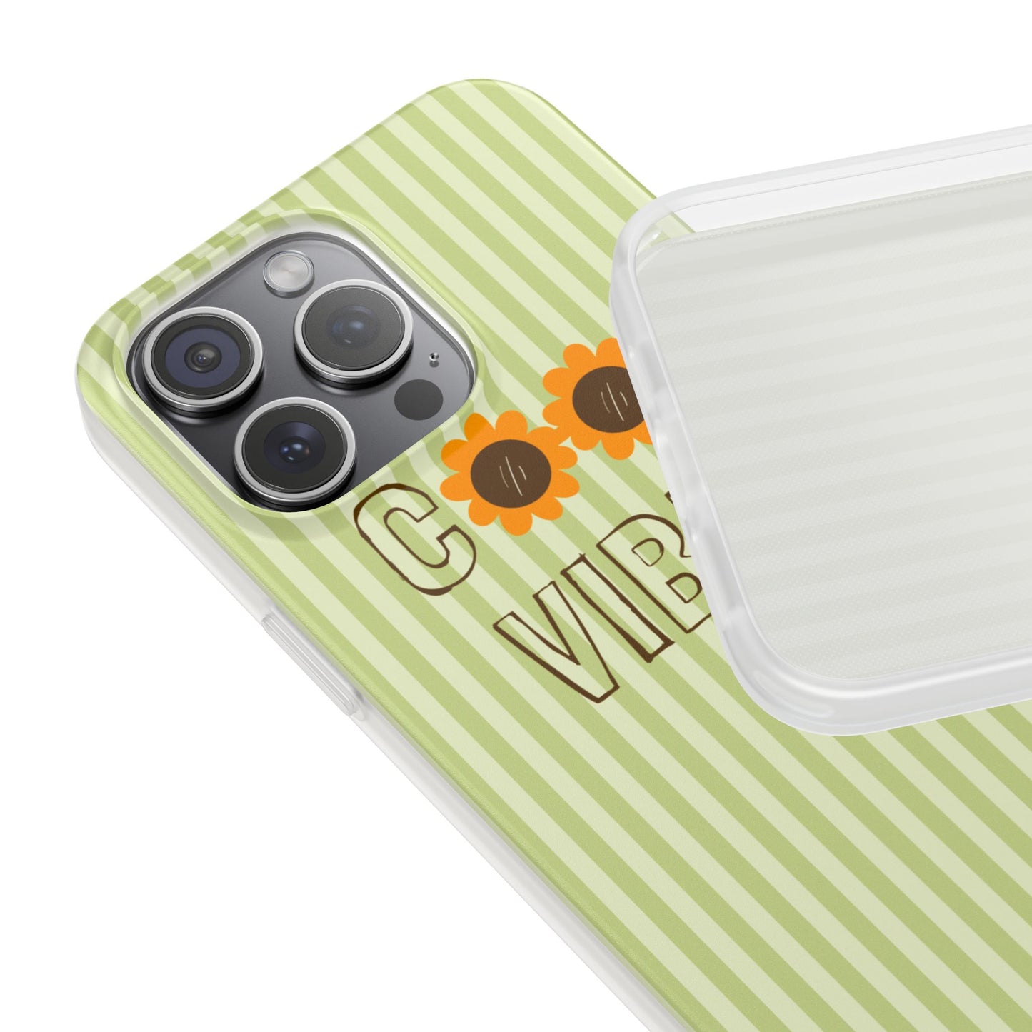 Retro Green Floral Phone Case- Cool Vibes Aesthetic Cover