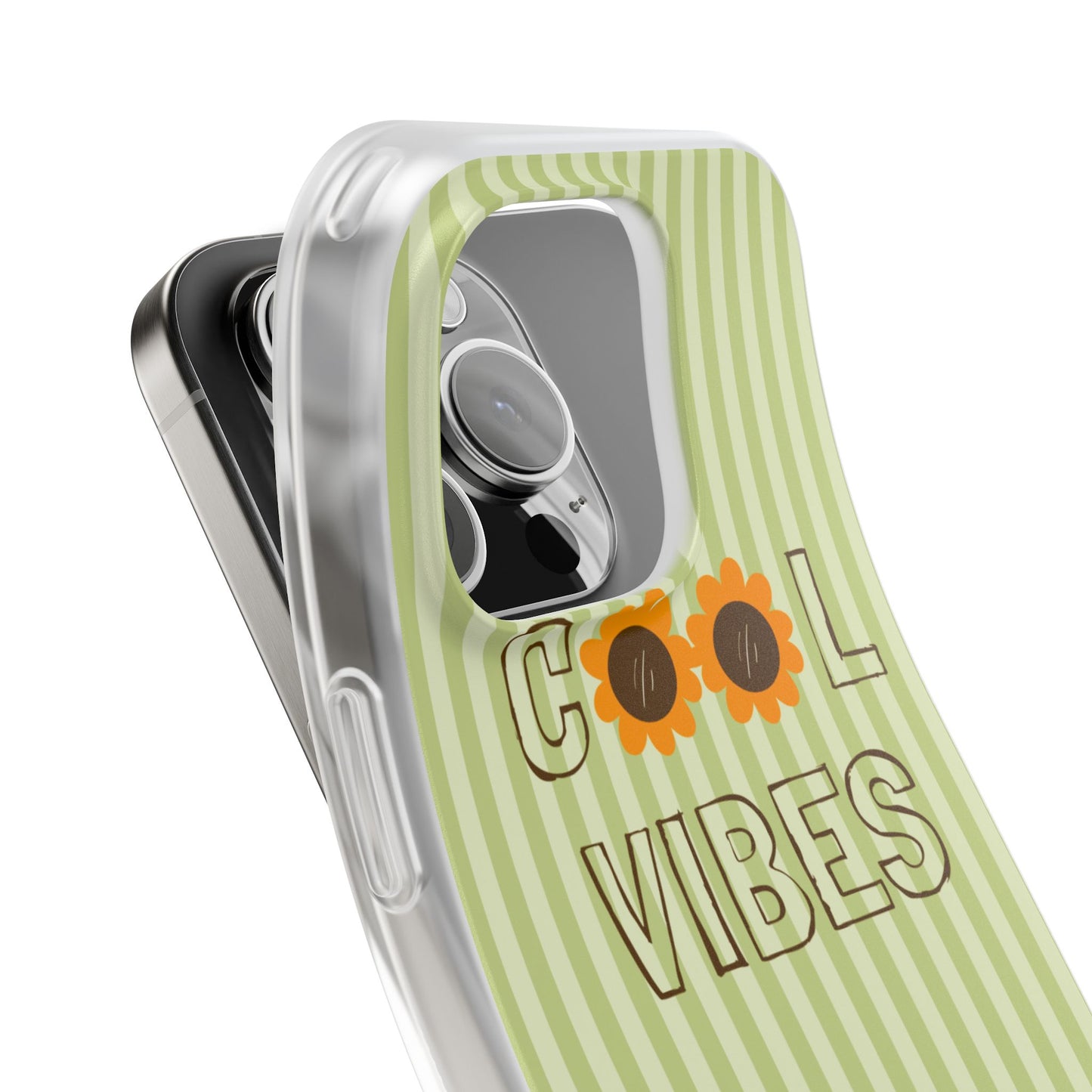 Retro Green Floral Phone Case- Cool Vibes Aesthetic Cover