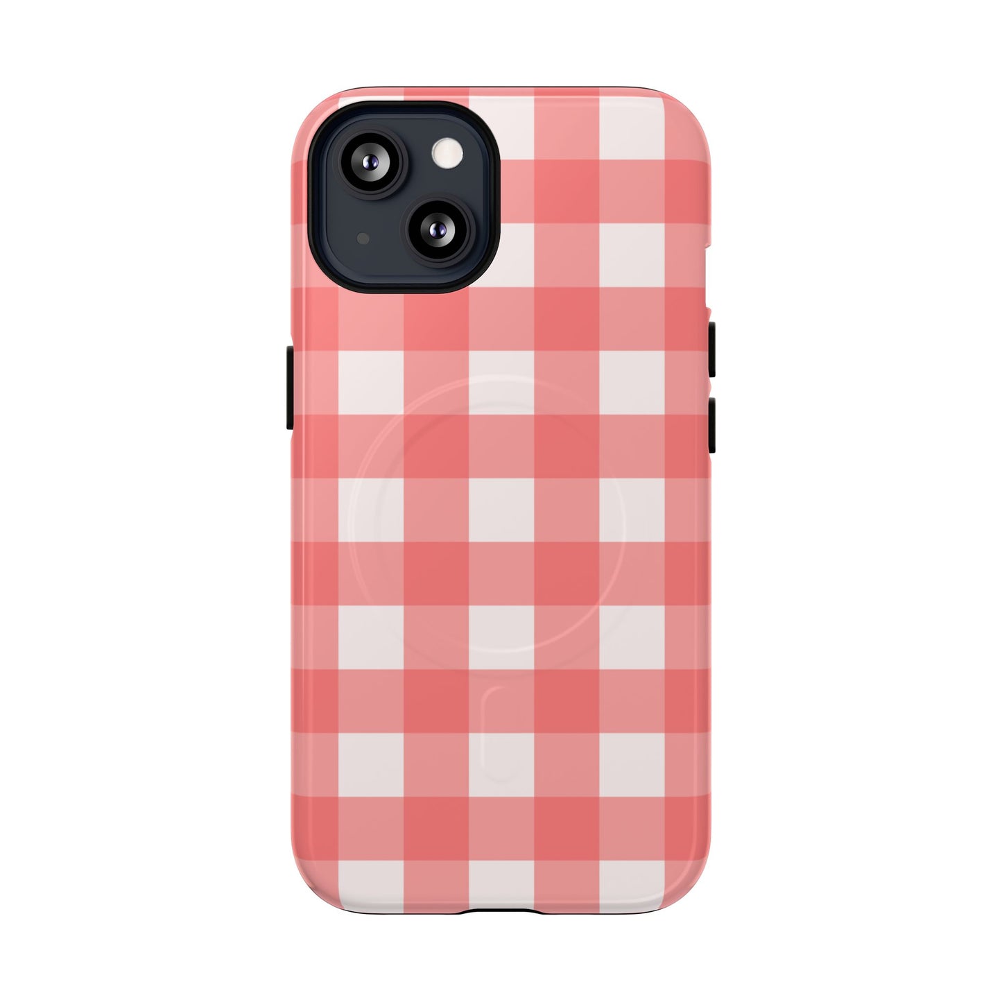 Red Gingham iPhone Case| Cute Checkered