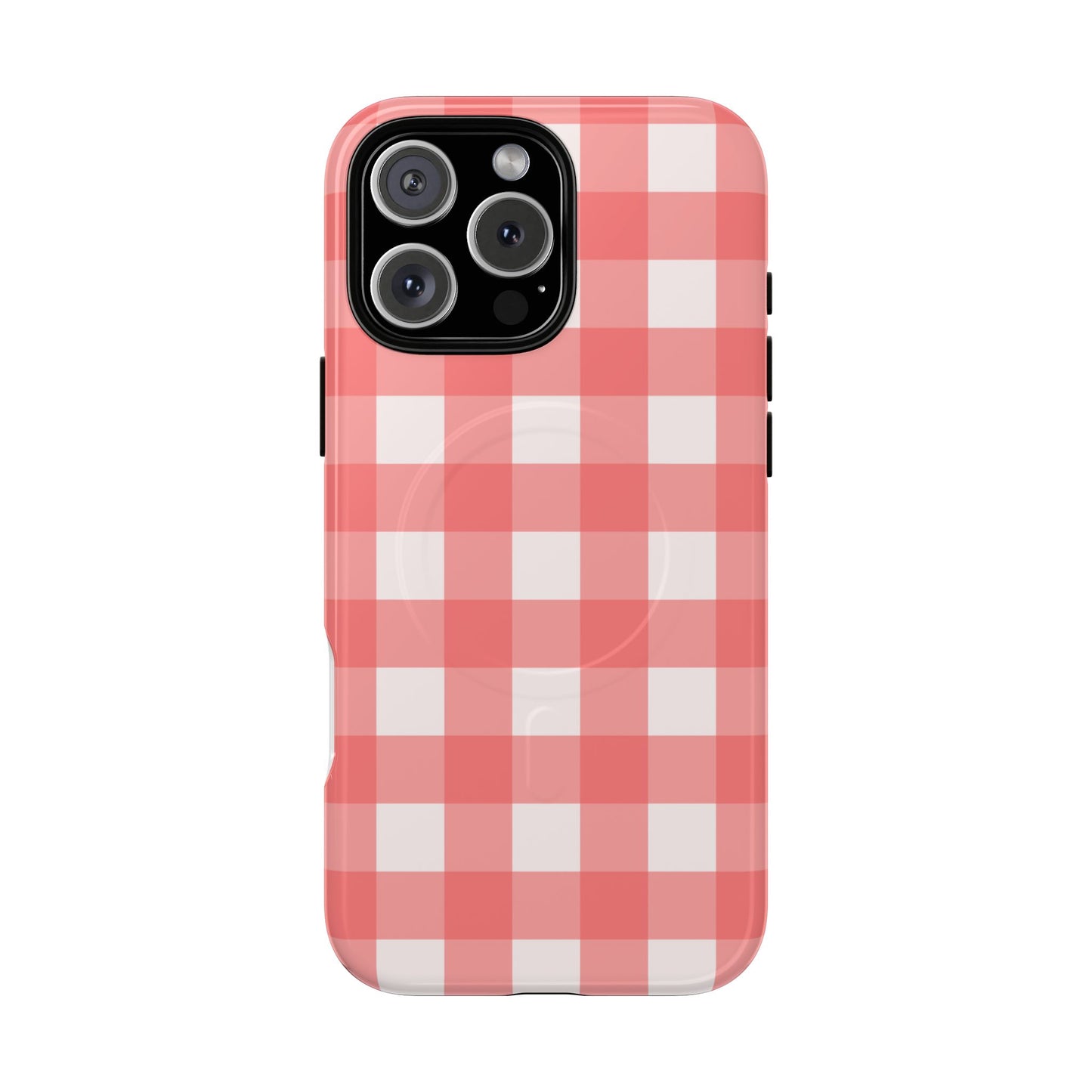 Red Gingham iPhone Case| Cute Checkered