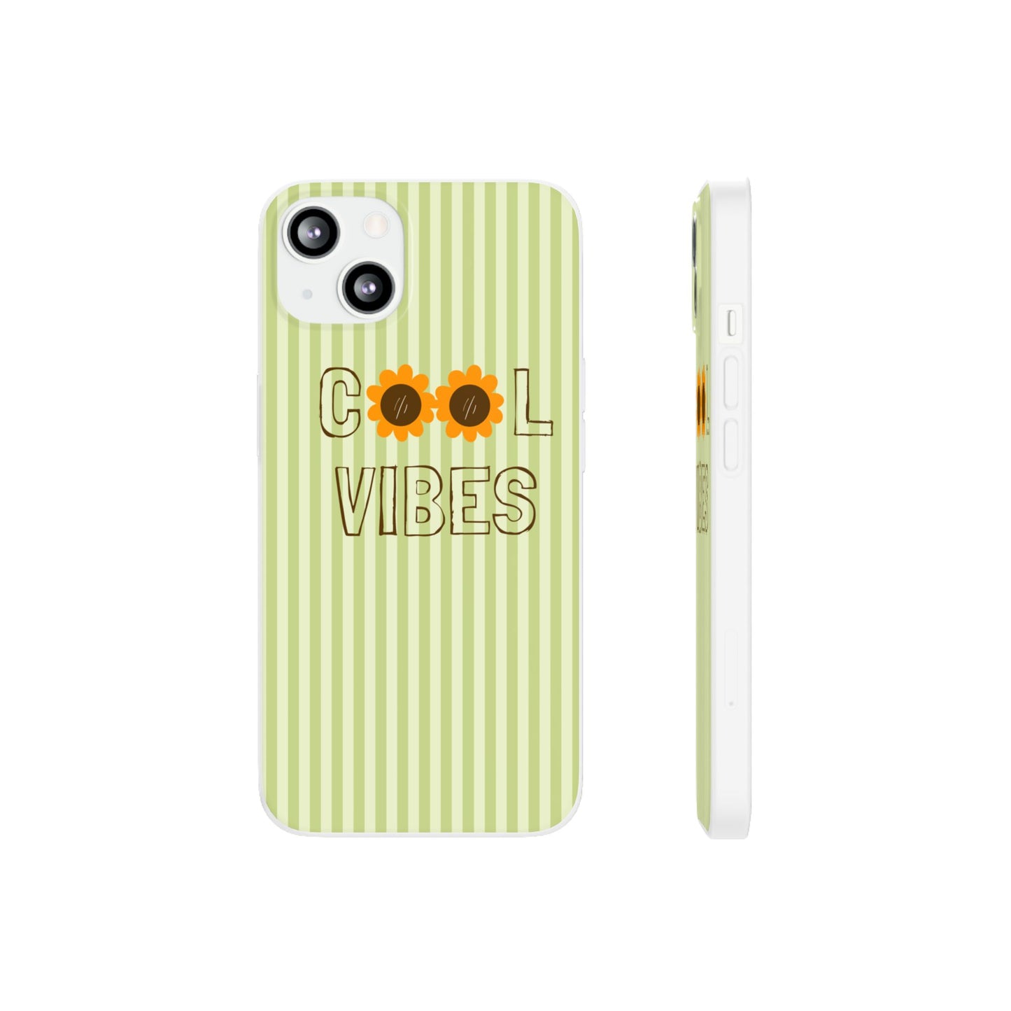 Retro Green Floral Phone Case- Cool Vibes Aesthetic Cover