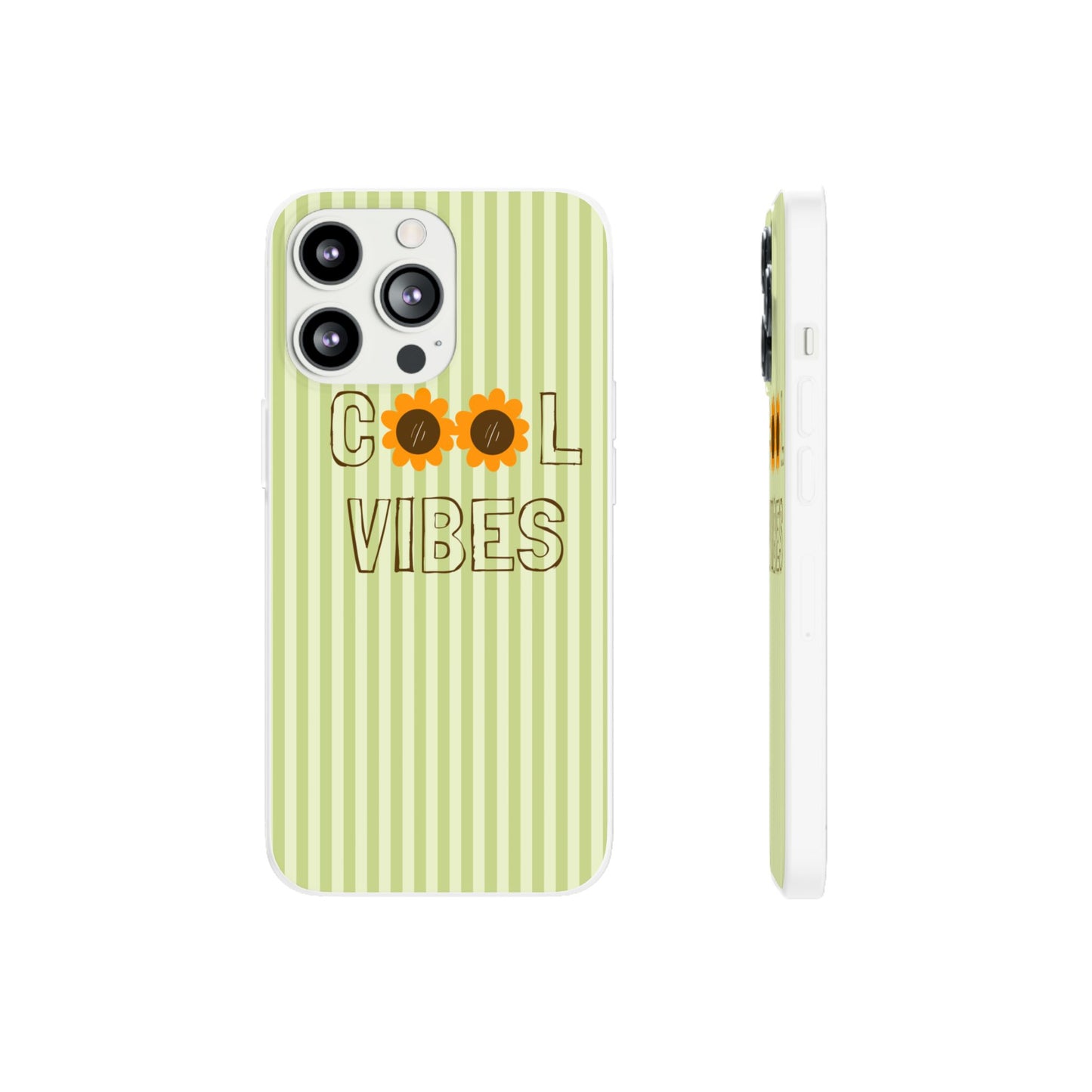 Retro Green Floral Phone Case- Cool Vibes Aesthetic Cover