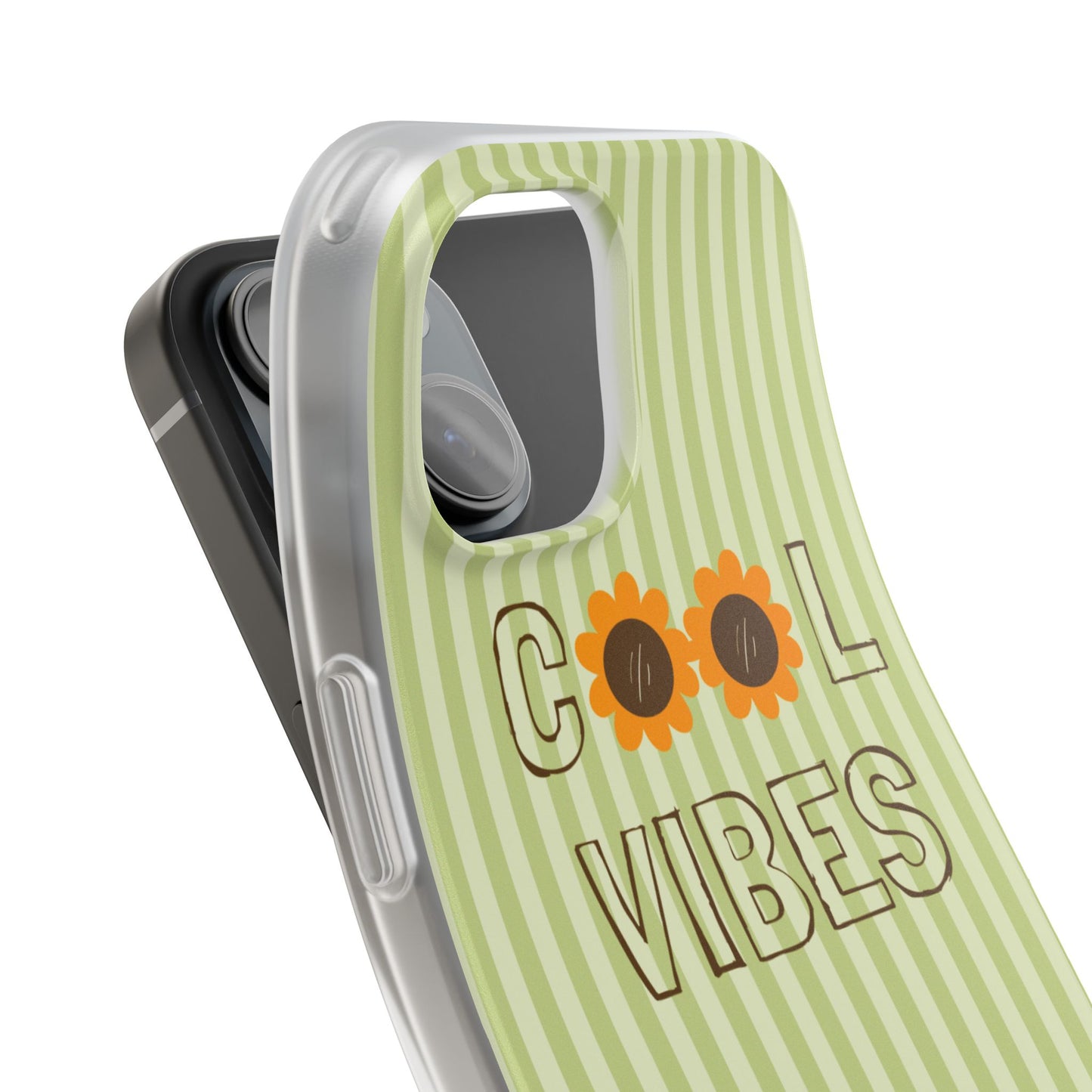 Retro Green Floral Phone Case- Cool Vibes Aesthetic Cover