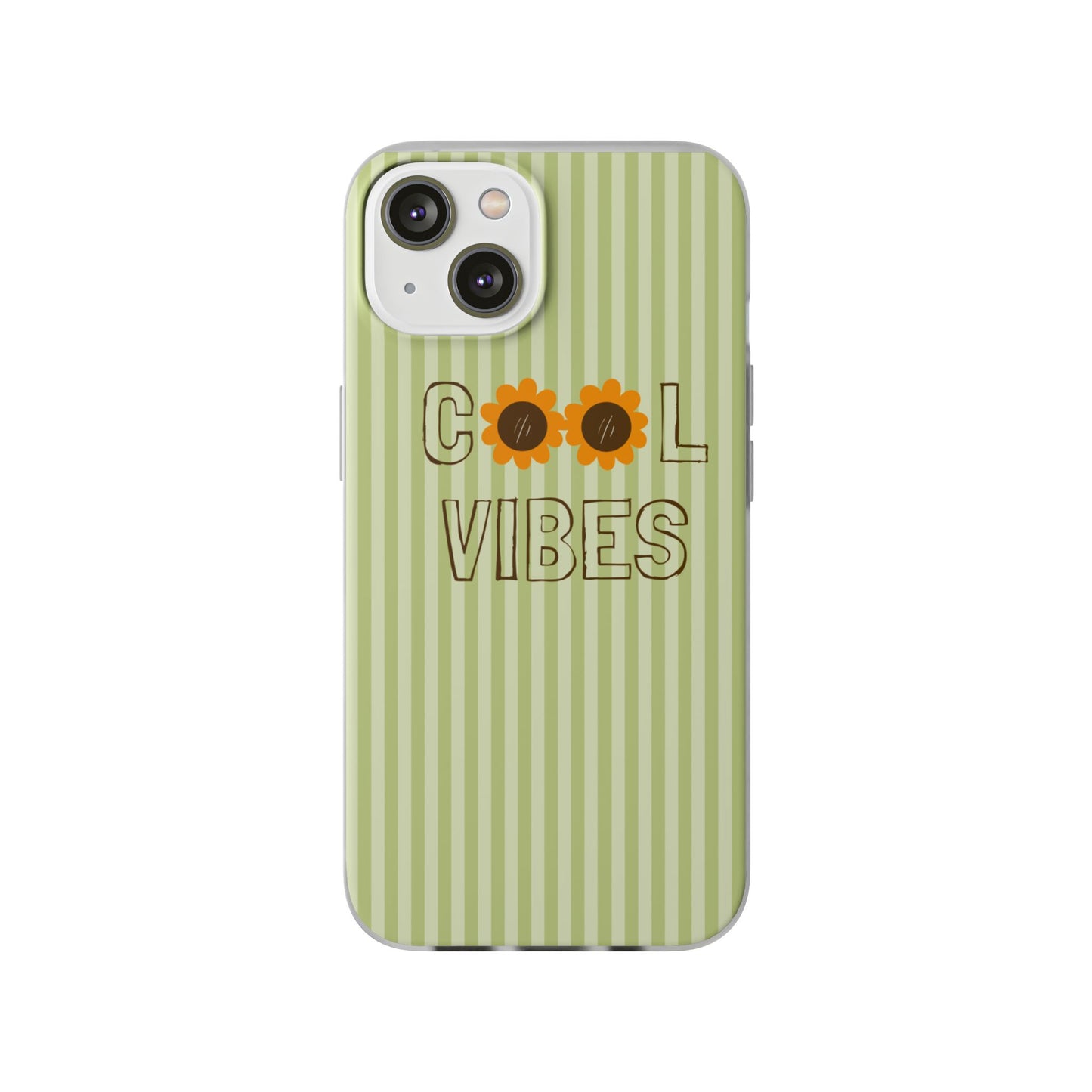 Retro Green Floral Phone Case- Cool Vibes Aesthetic Cover