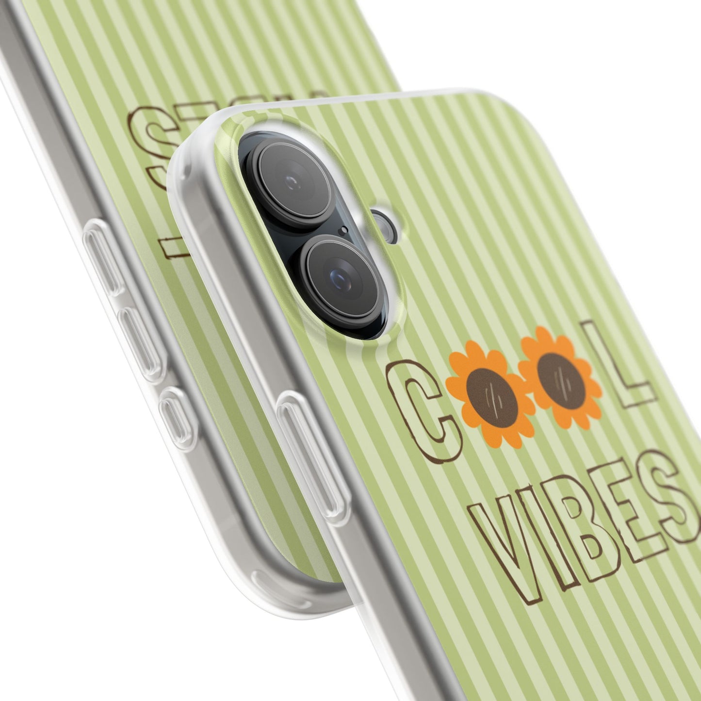 Retro Green Floral Phone Case- Cool Vibes Aesthetic Cover