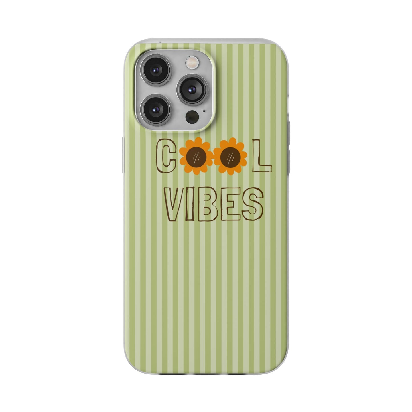 Retro Green Floral Phone Case- Cool Vibes Aesthetic Cover
