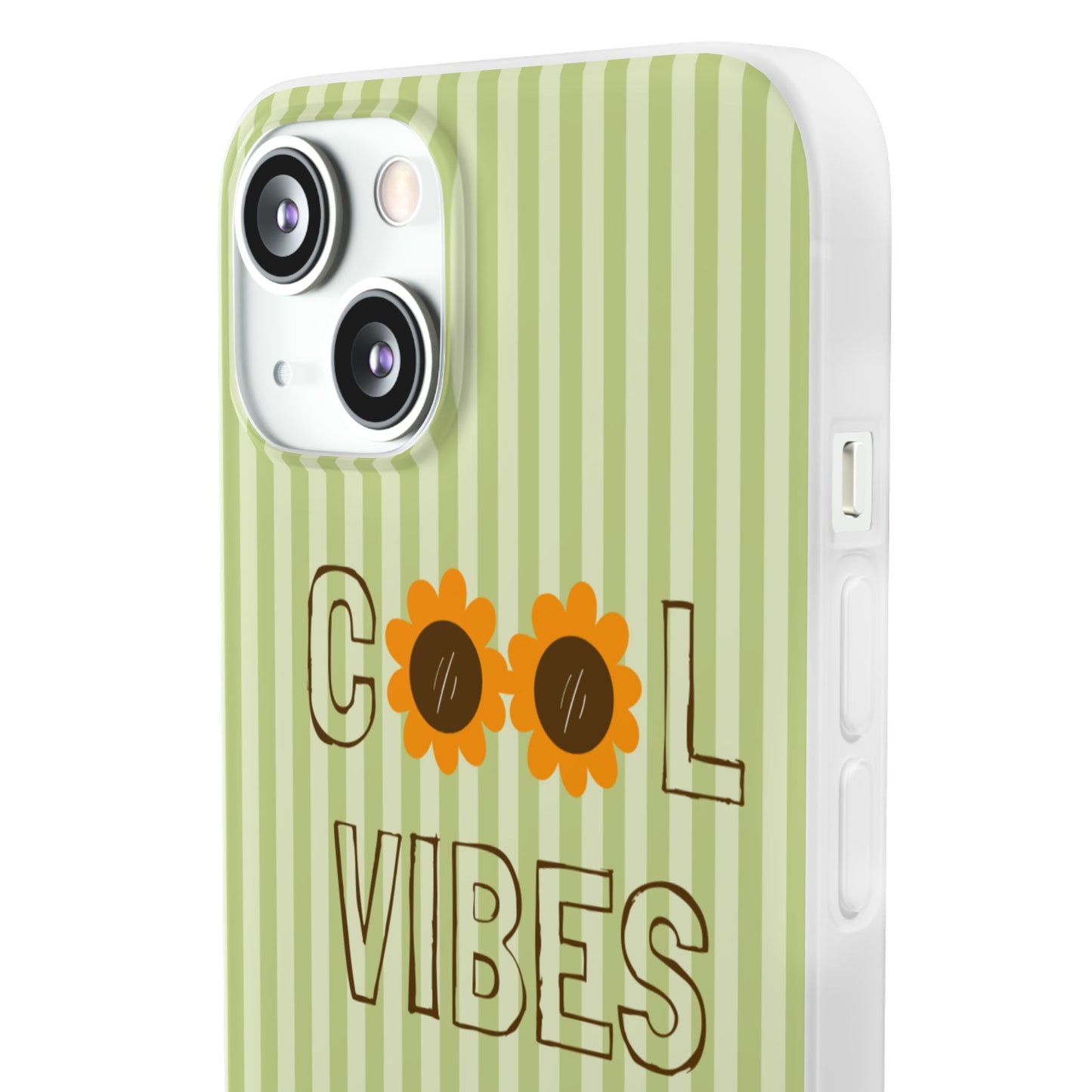 Retro Green Floral Phone Case- Cool Vibes Aesthetic Cover