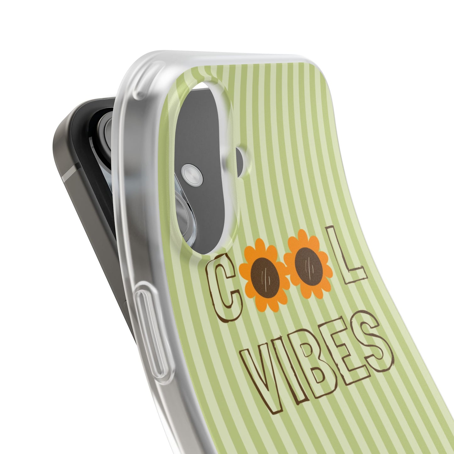 Retro Green Floral Phone Case- Cool Vibes Aesthetic Cover