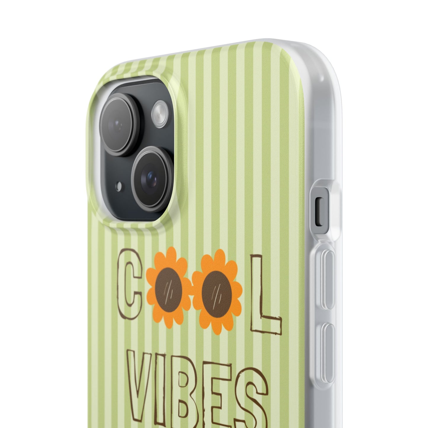 Retro Green Floral Phone Case- Cool Vibes Aesthetic Cover