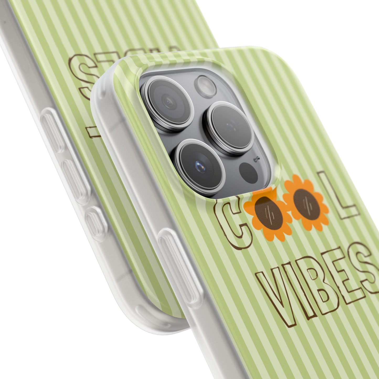 Retro Green Floral Phone Case- Cool Vibes Aesthetic Cover
