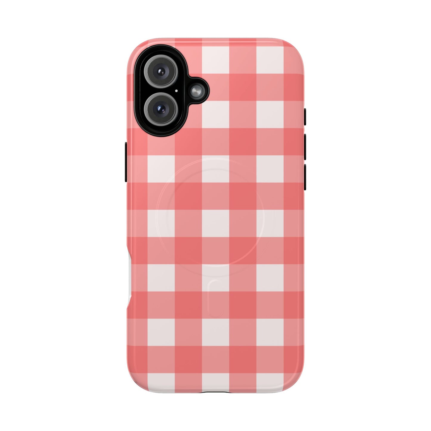 Red Gingham iPhone Case| Cute Checkered