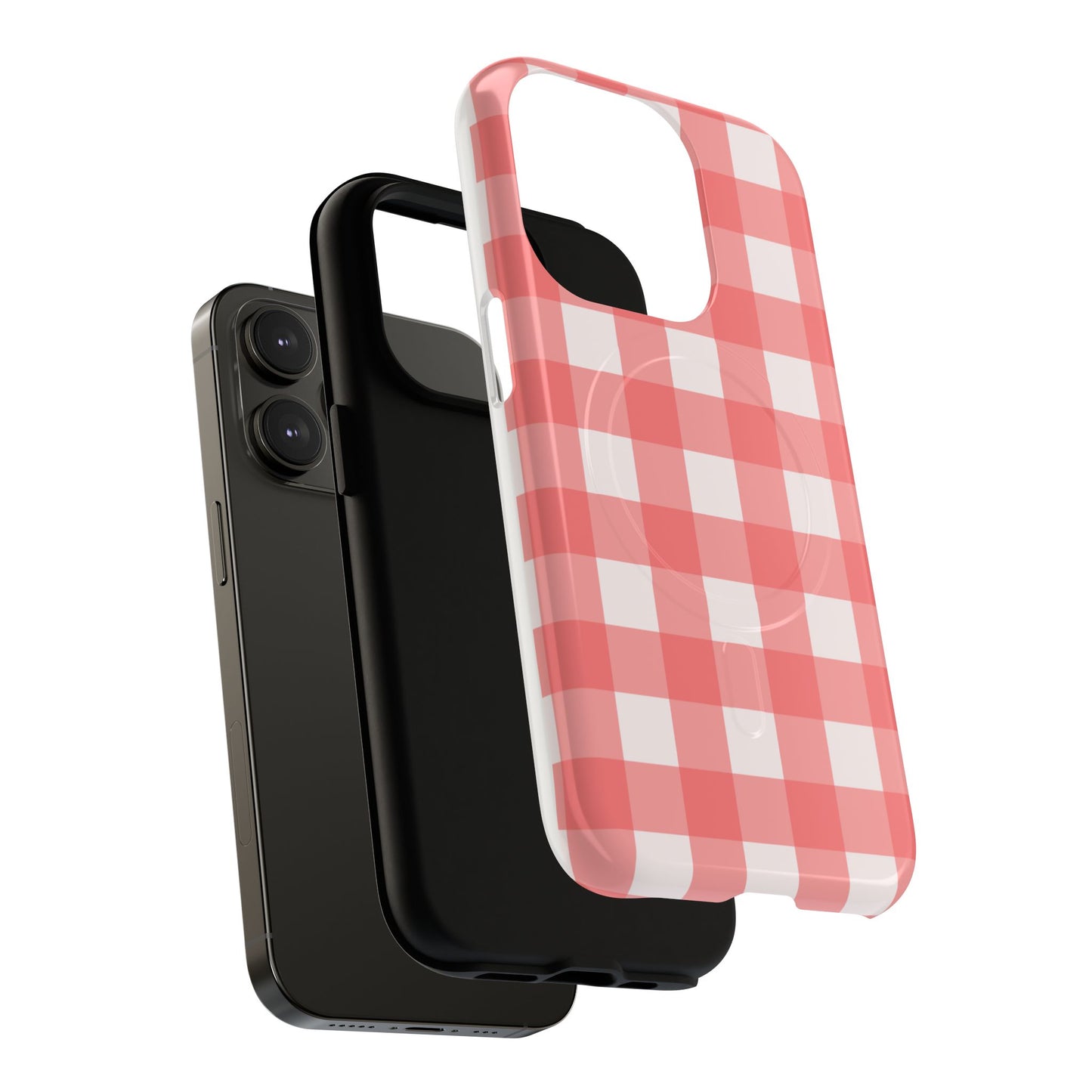 Red Gingham iPhone Case| Cute Checkered
