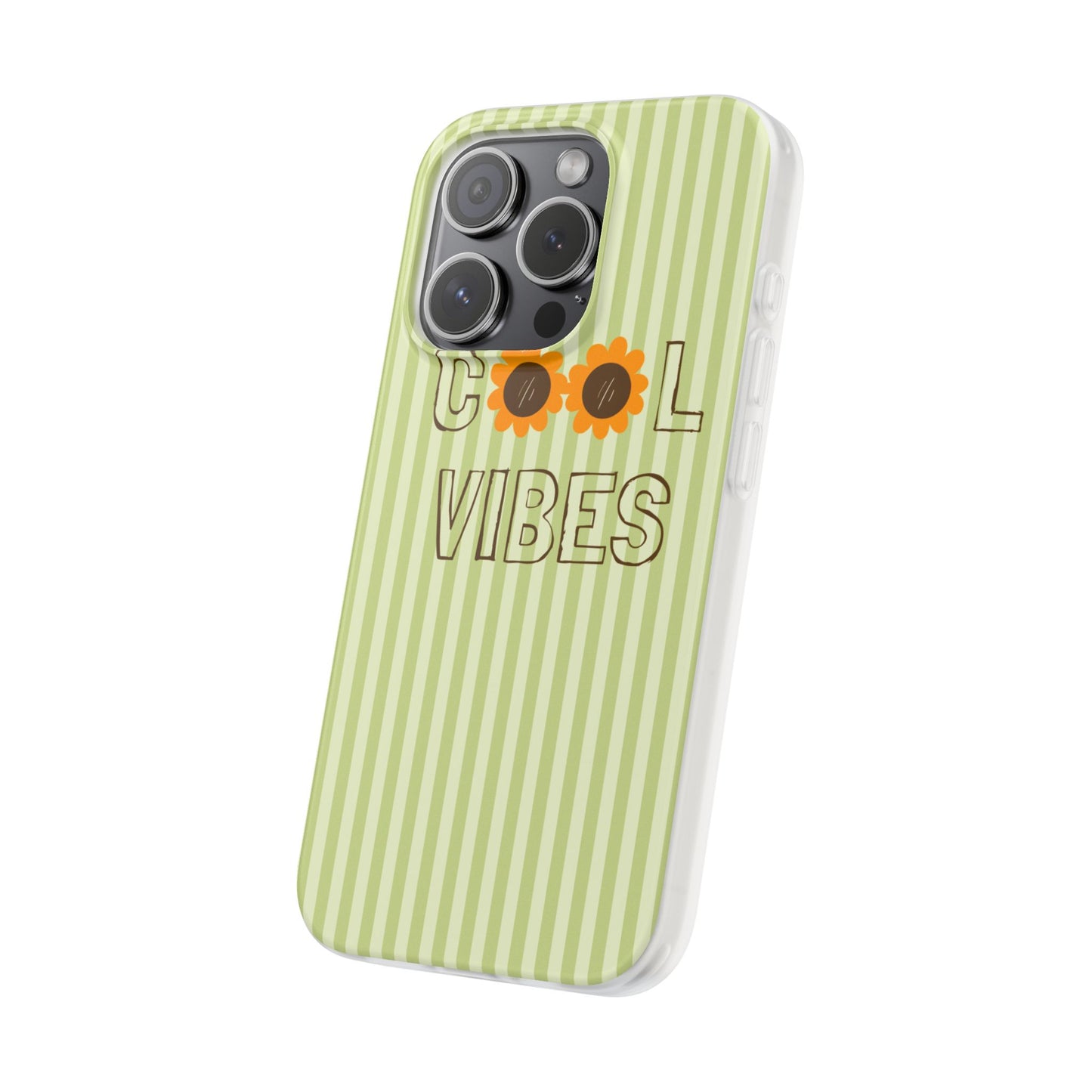 Retro Green Floral Phone Case- Cool Vibes Aesthetic Cover