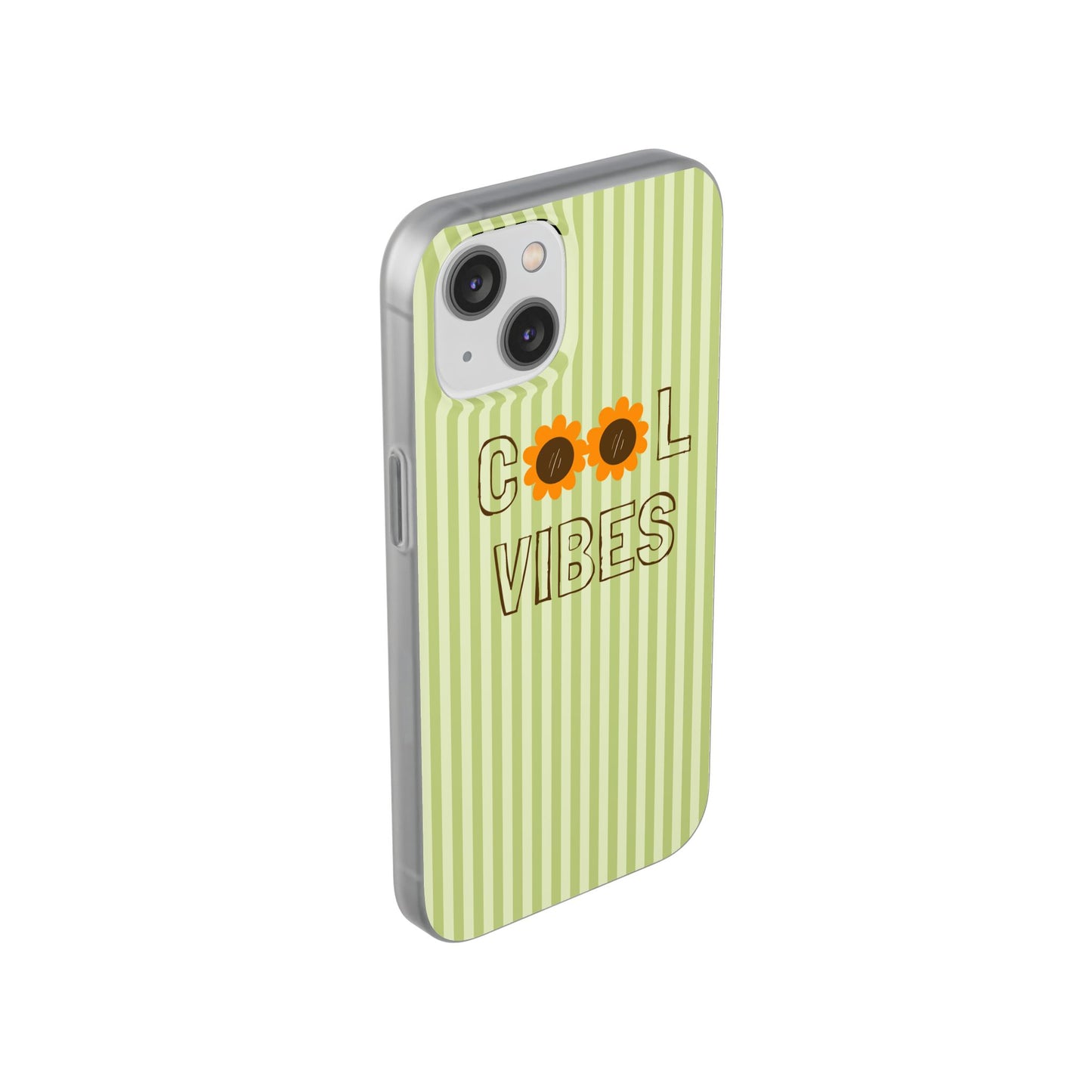 Retro Green Floral Phone Case- Cool Vibes Aesthetic Cover