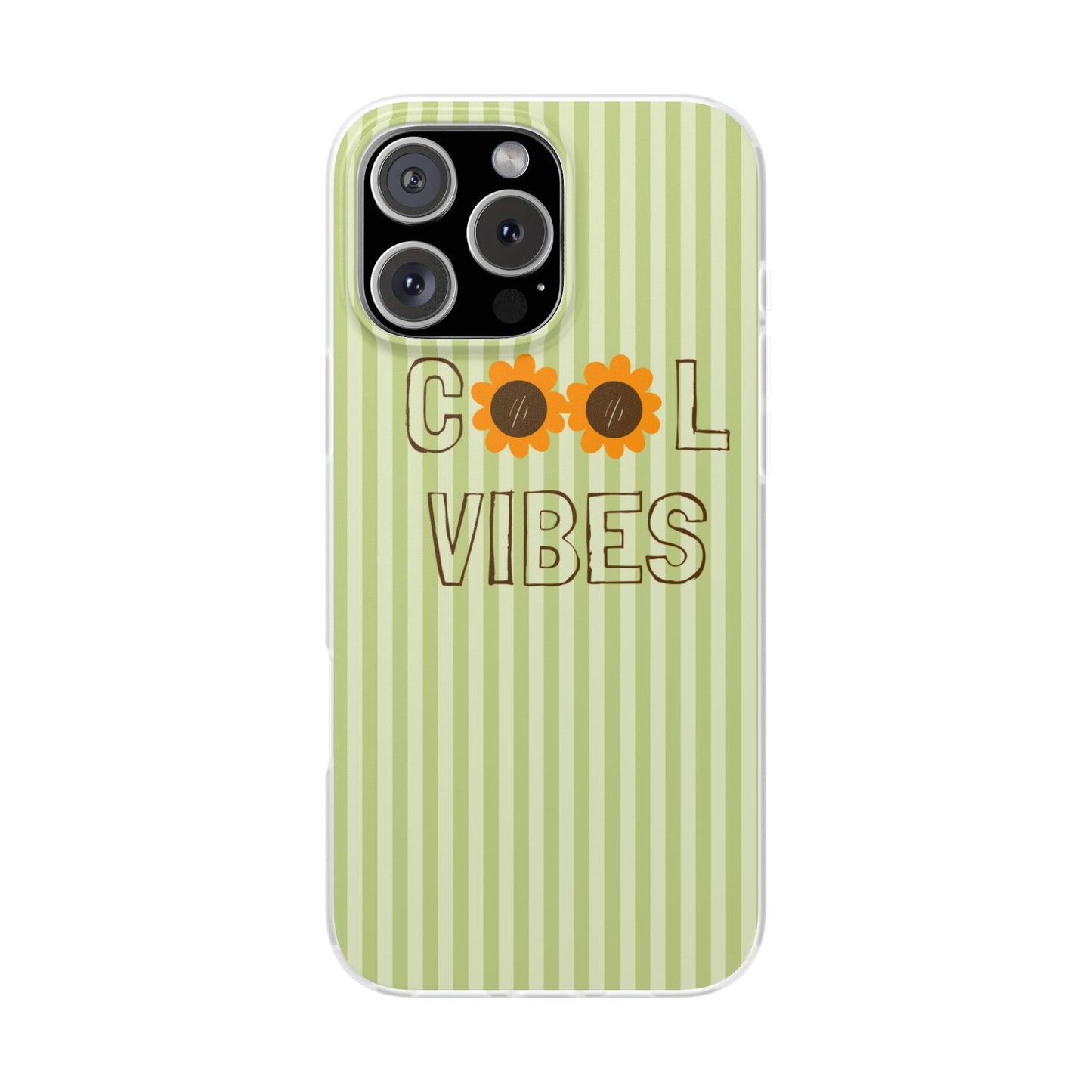 Retro Green Floral Phone Case- Cool Vibes Aesthetic Cover