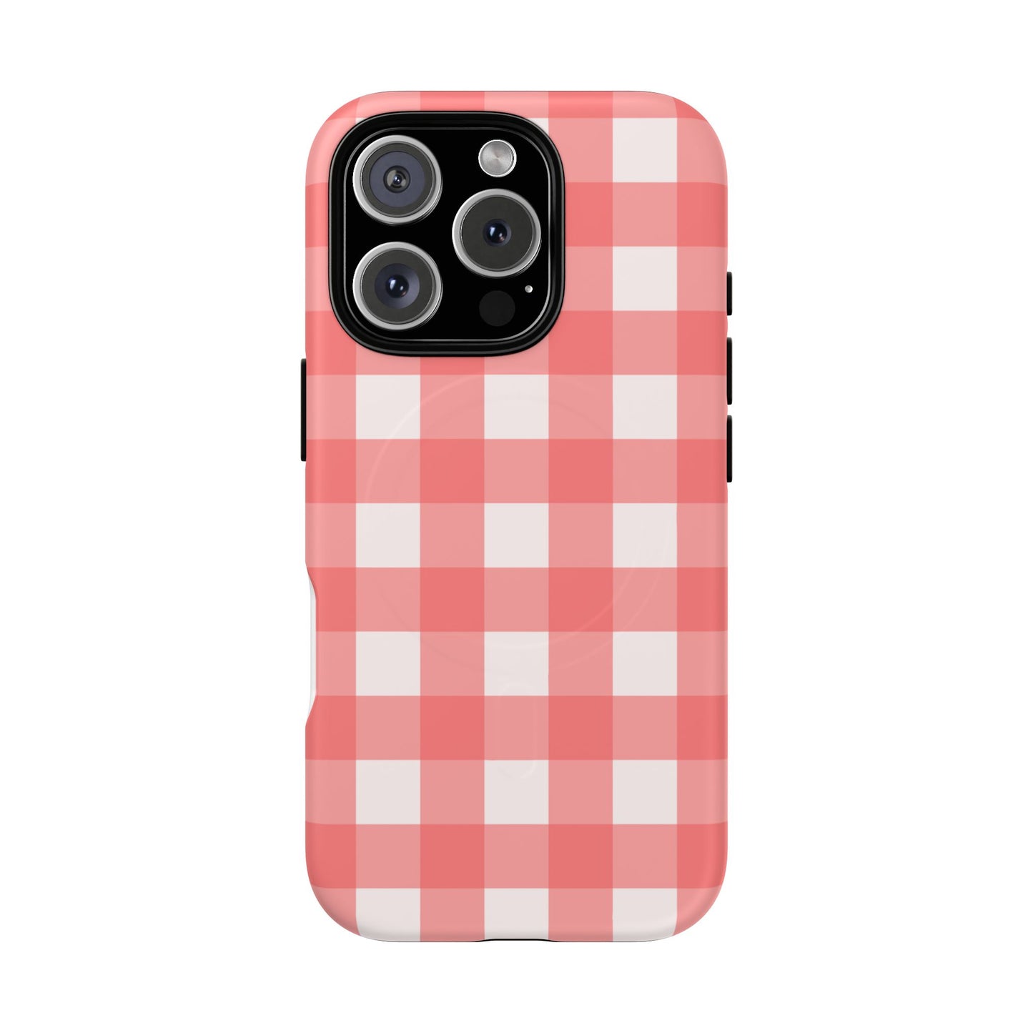Red Gingham iPhone Case| Cute Checkered