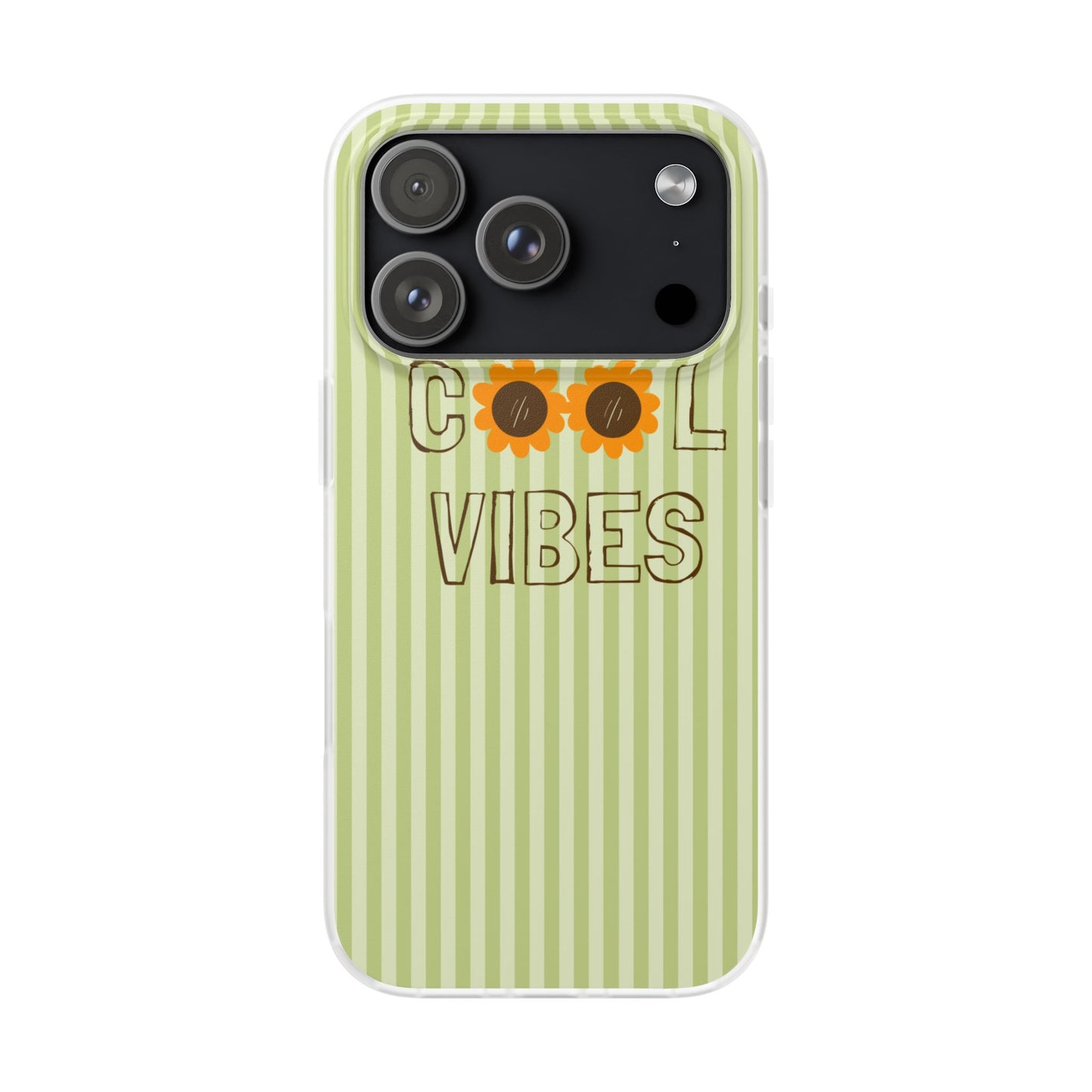 Retro Green Floral Phone Case- Cool Vibes Aesthetic Cover