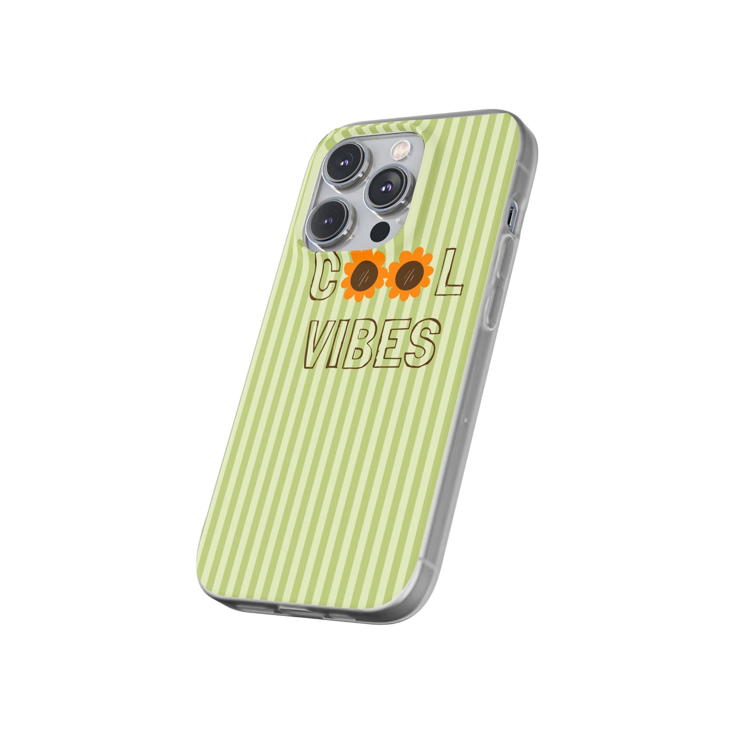Retro Green Floral Phone Case- Cool Vibes Aesthetic Cover