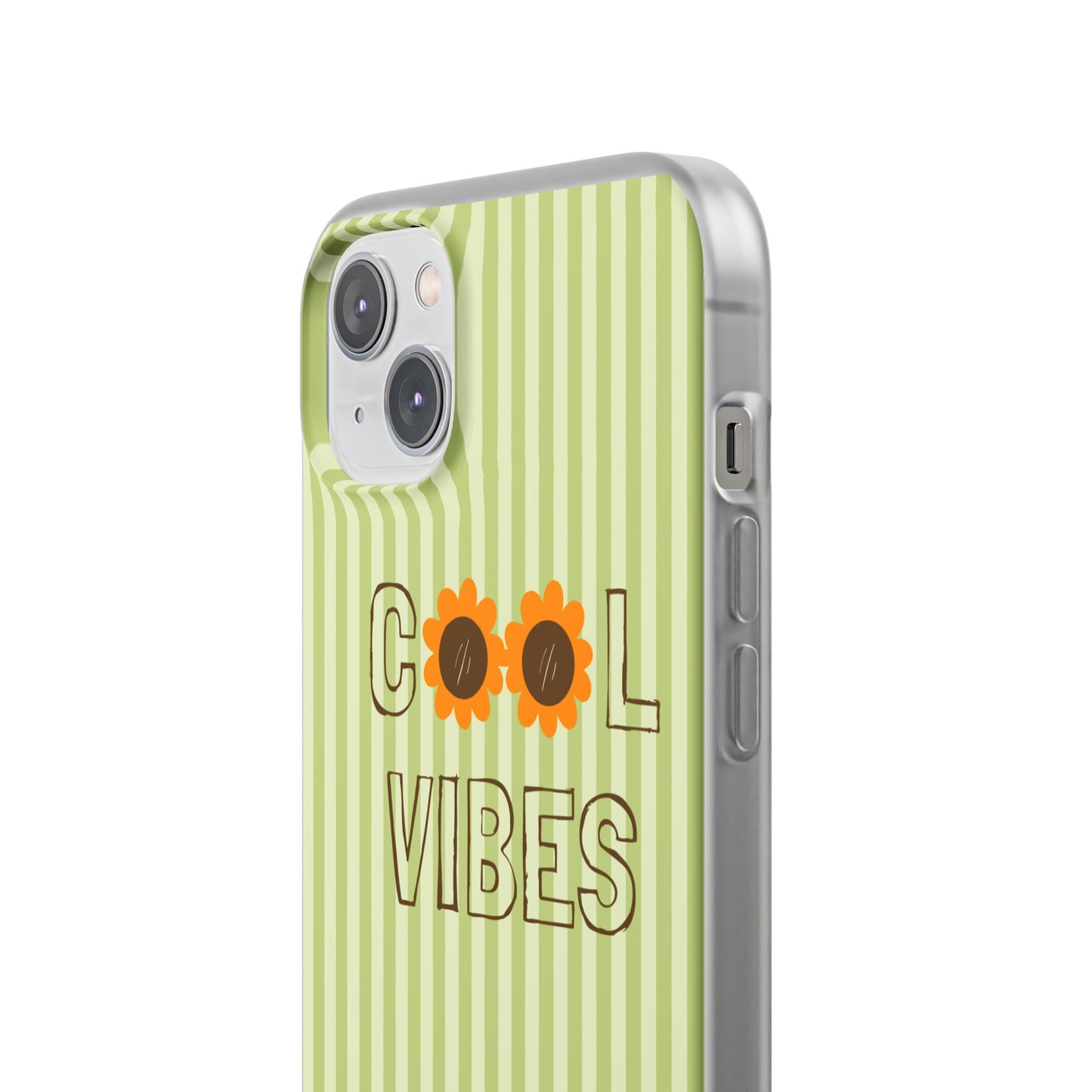 Retro Green Floral Phone Case- Cool Vibes Aesthetic Cover
