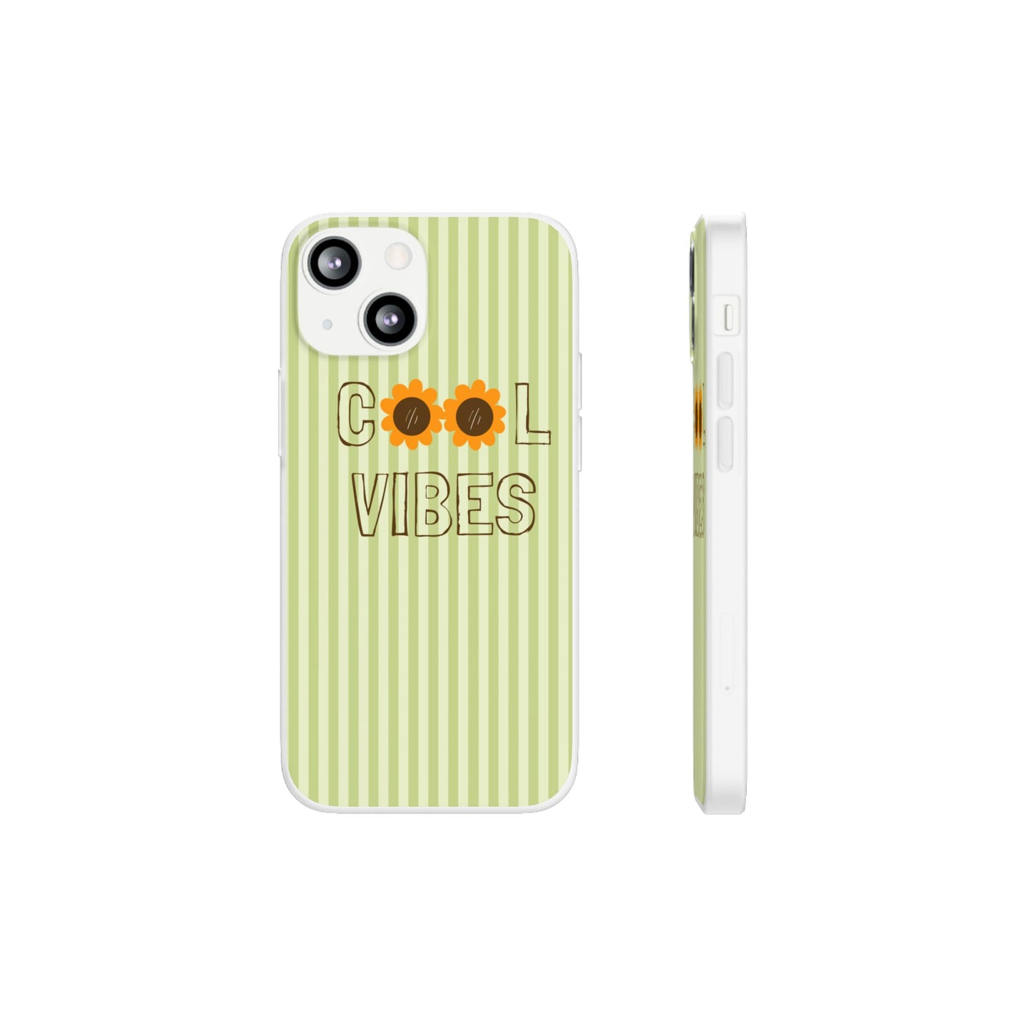Retro Green Floral Phone Case- Cool Vibes Aesthetic Cover