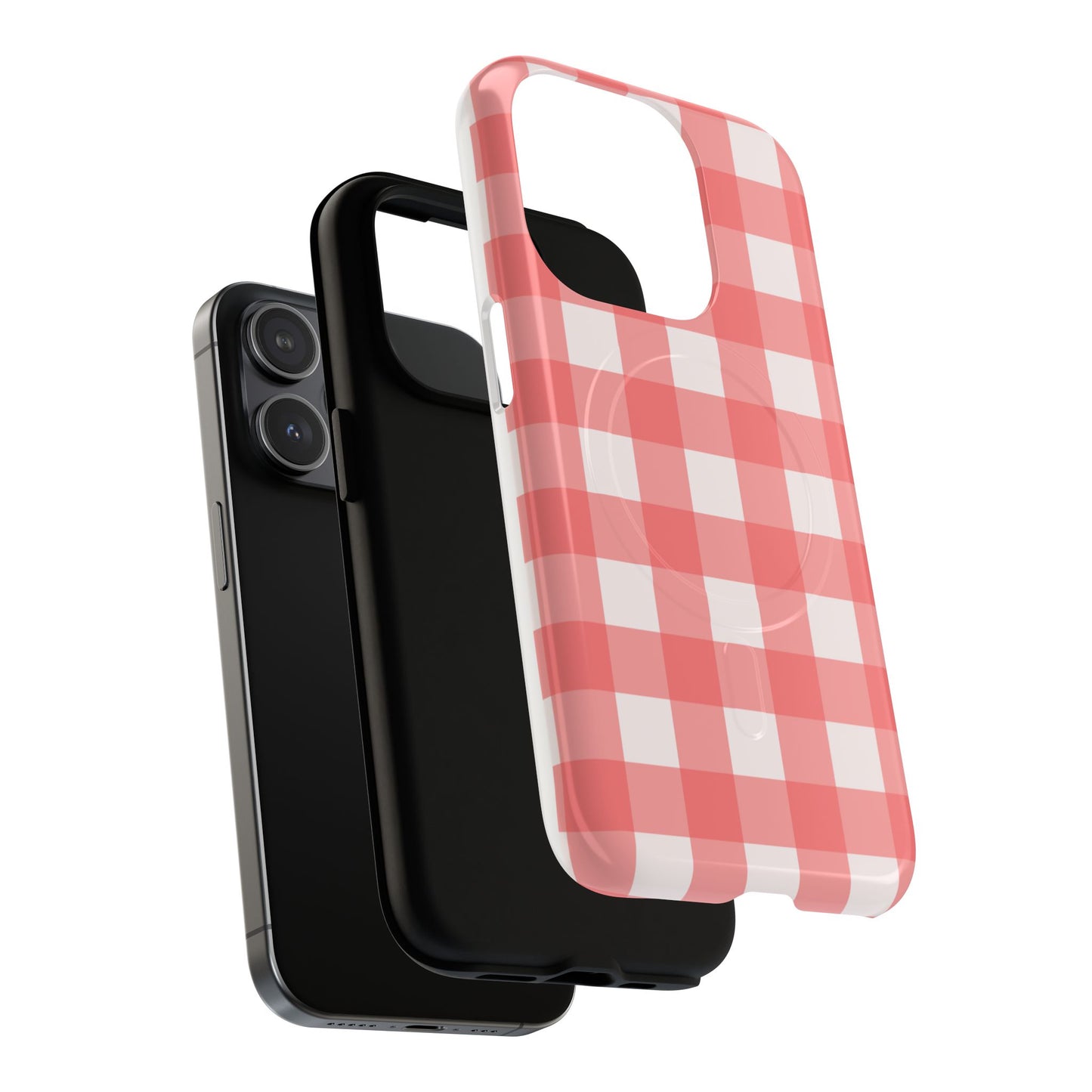 Red Gingham iPhone Case| Cute Checkered