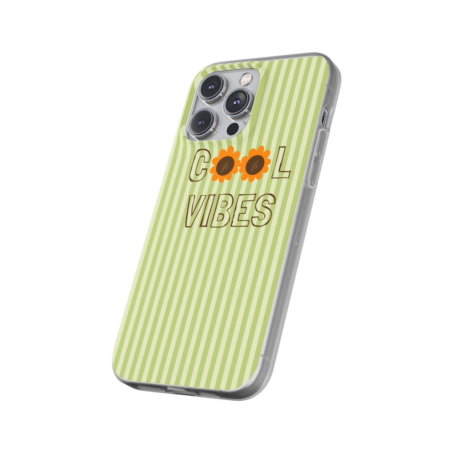 Retro Green Floral Phone Case- Cool Vibes Aesthetic Cover
