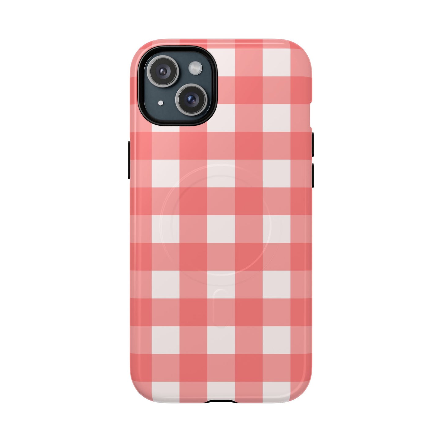 Red Gingham iPhone Case| Cute Checkered