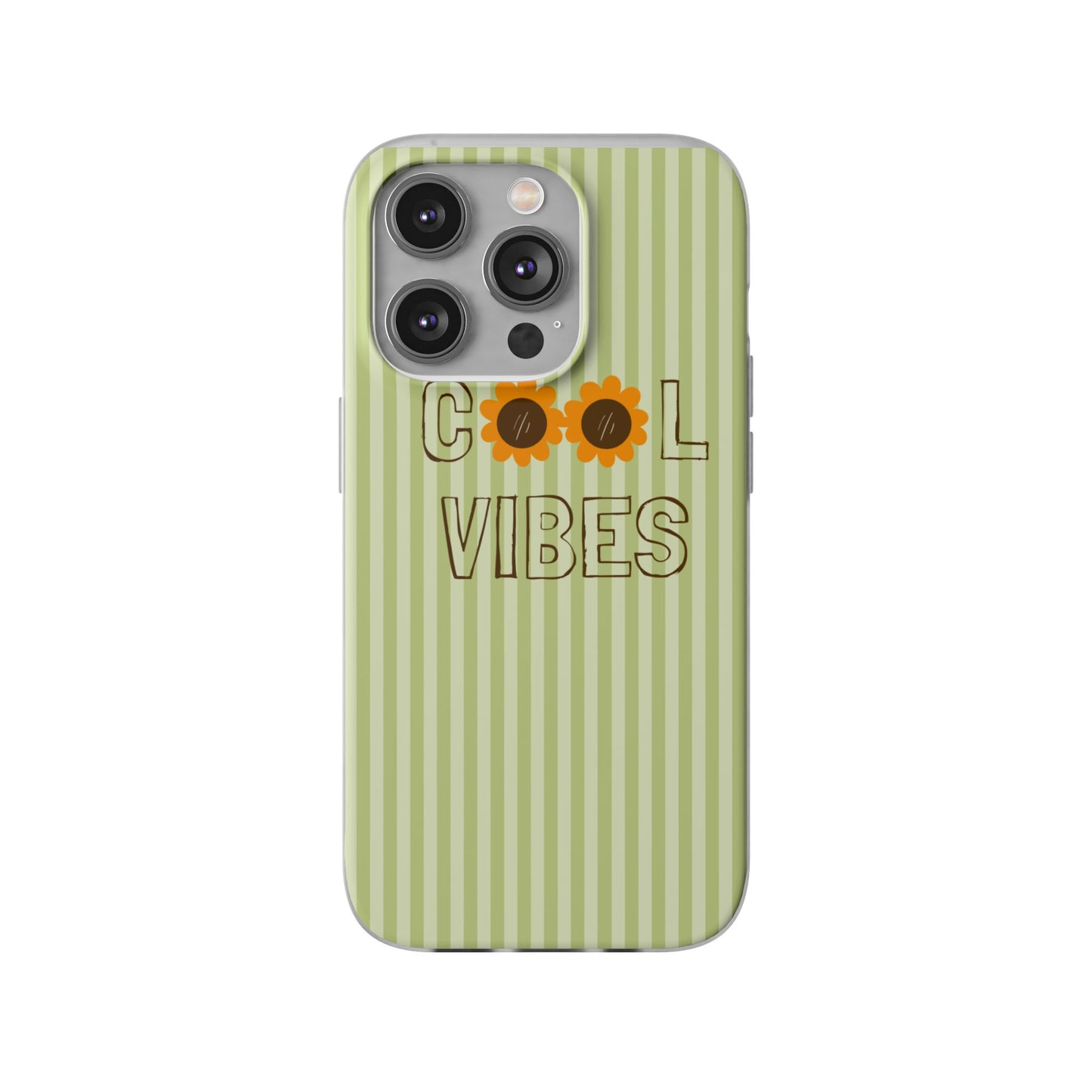 Retro Green Floral Phone Case- Cool Vibes Aesthetic Cover