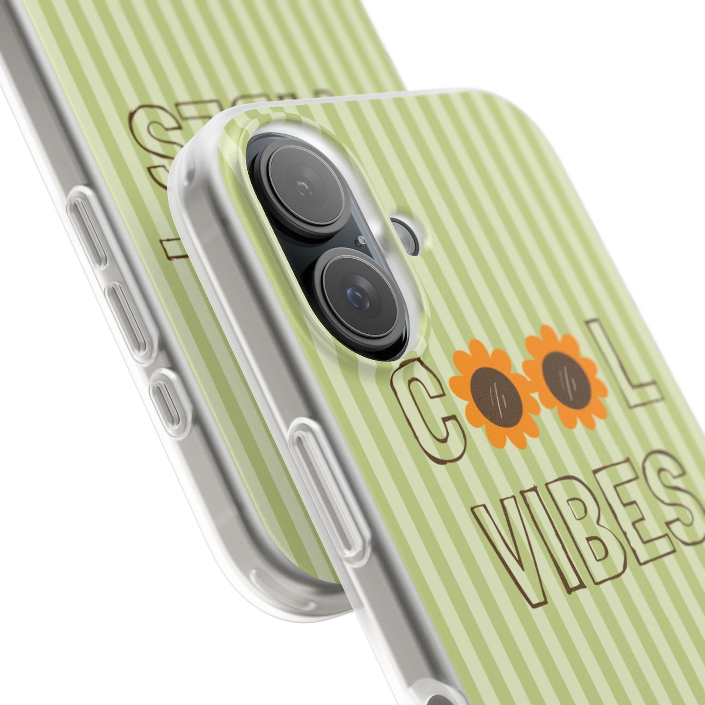 Retro Green Floral Phone Case- Cool Vibes Aesthetic Cover