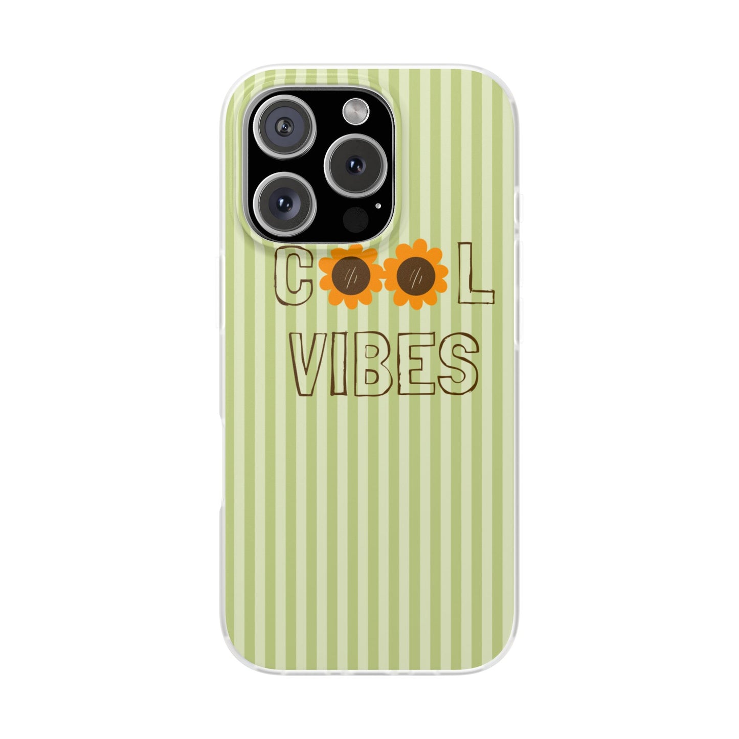 Retro Green Floral Phone Case- Cool Vibes Aesthetic Cover
