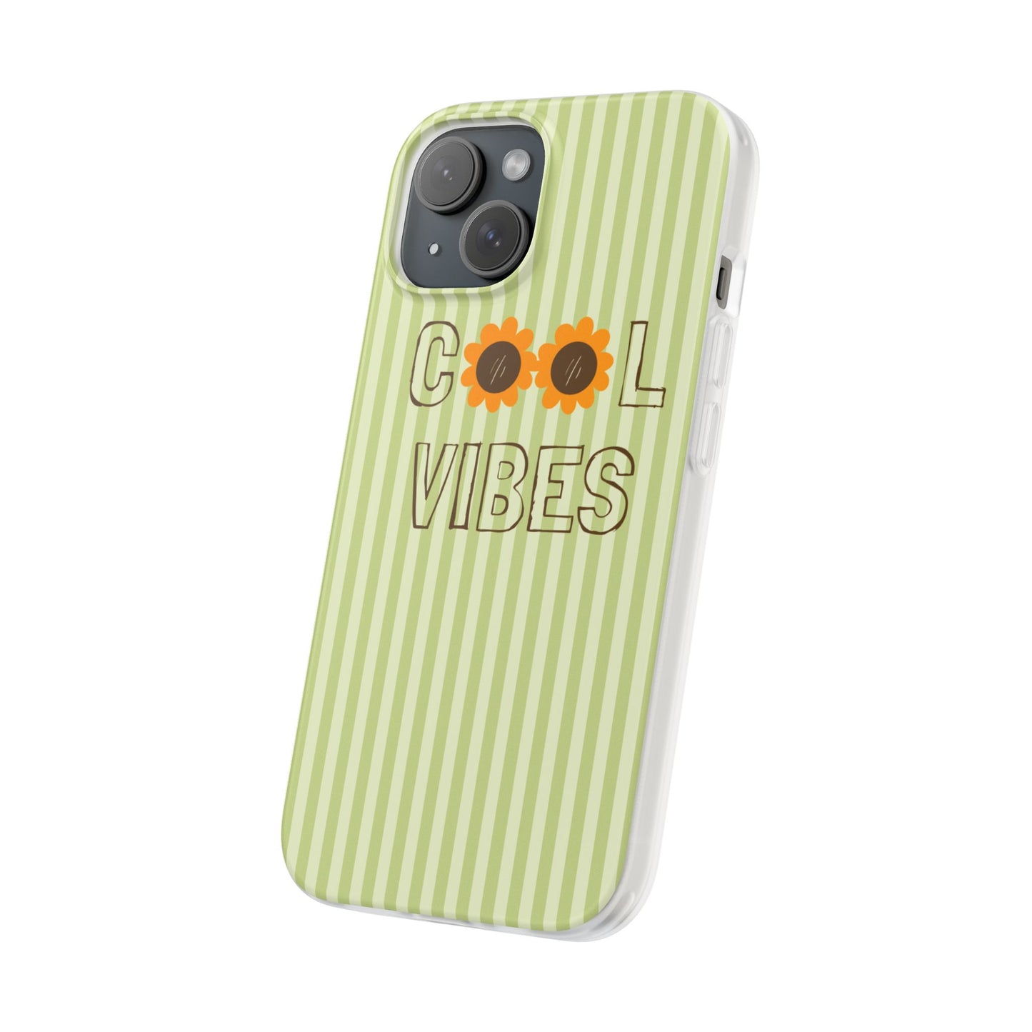 Retro Green Floral Phone Case- Cool Vibes Aesthetic Cover