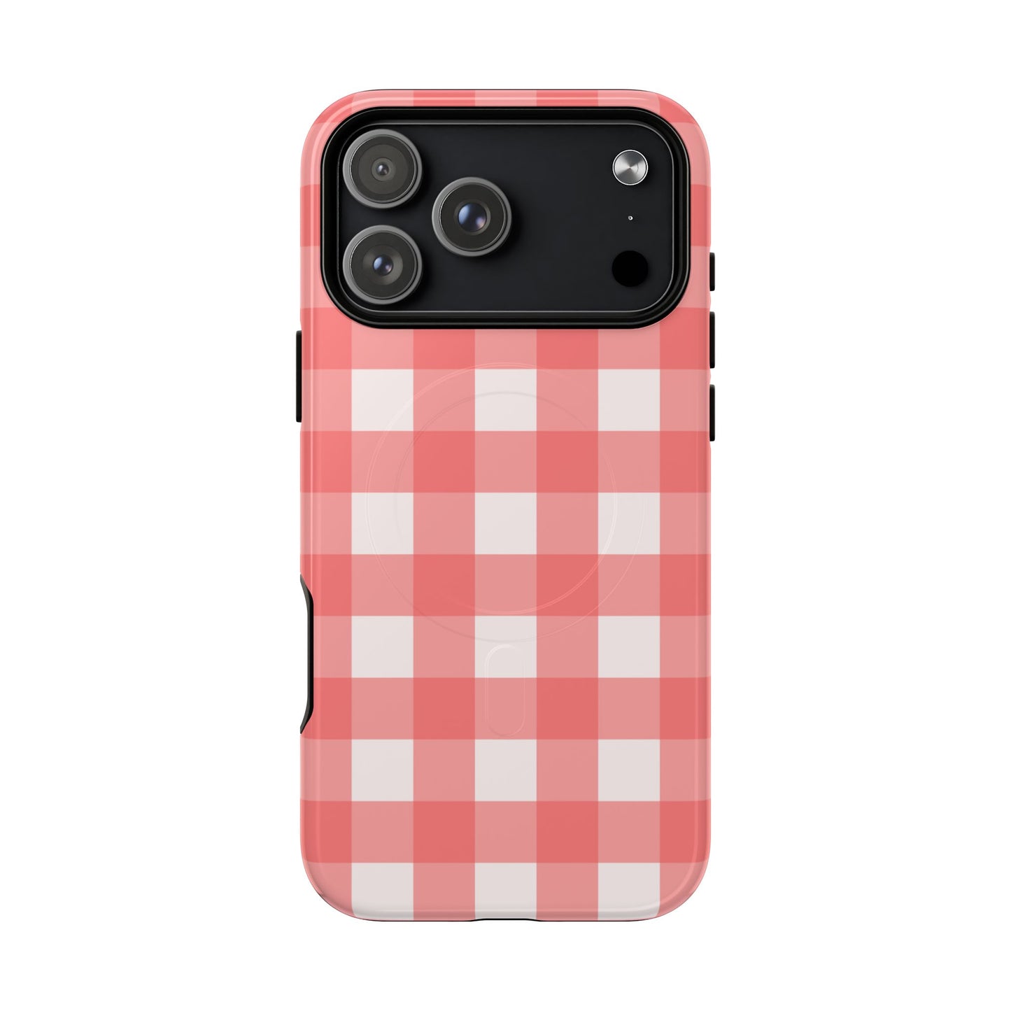 Red Gingham iPhone Case| Cute Checkered